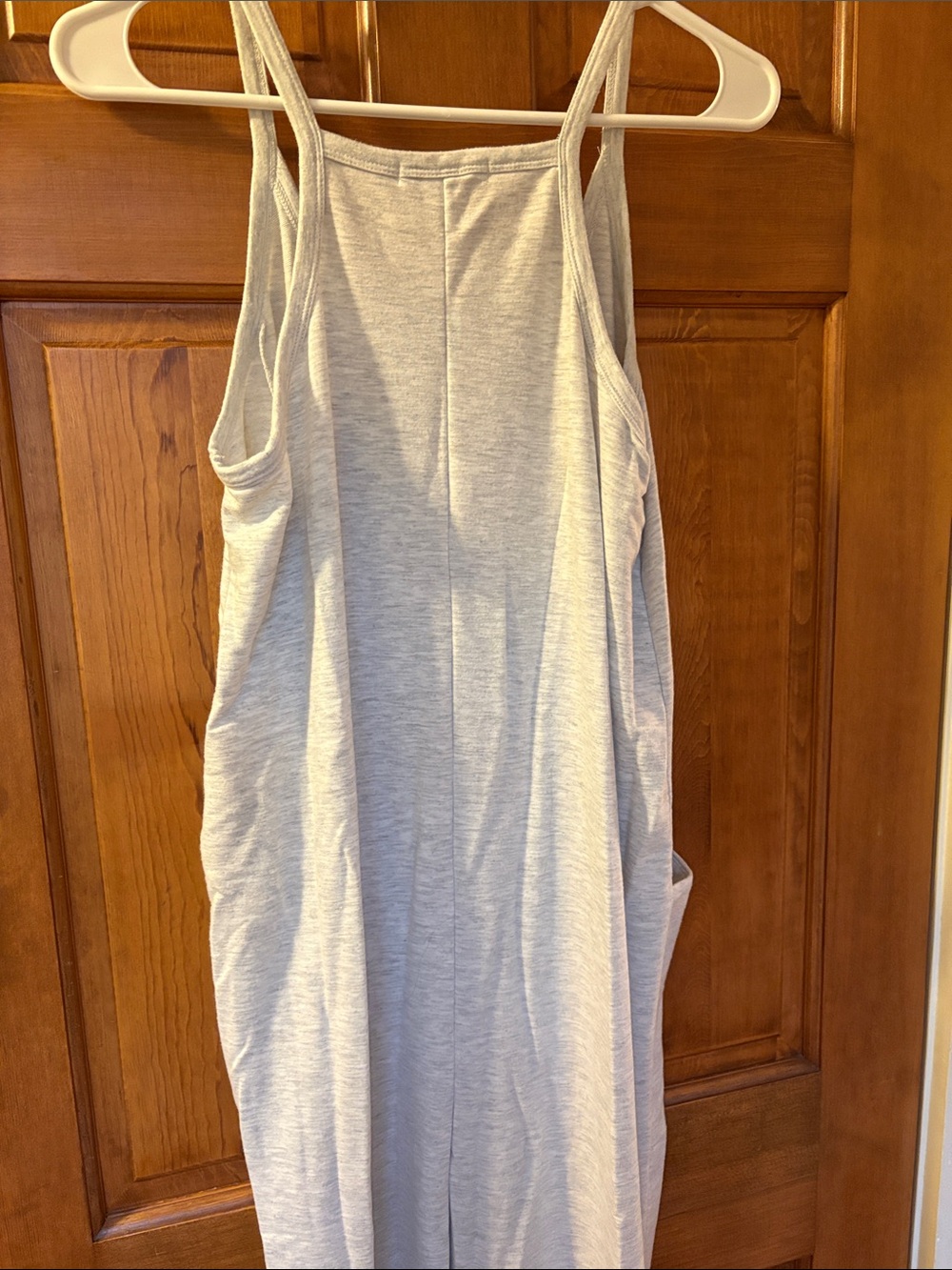 Light Gray Romper - Comfortable Sleeveless Sleepwear - Picture 5 of 5